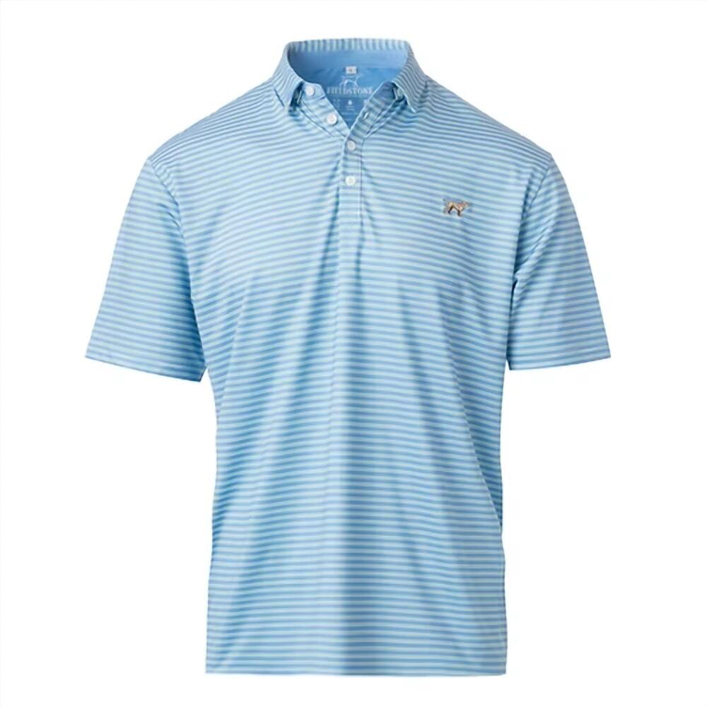 NEW FIELDSTONE men's carlisle polo in blue